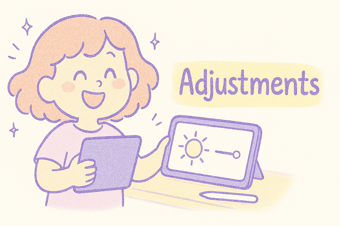 Using Adjustments in Procreate: Effects, Color Tweaks, and More - Cozy Brushery