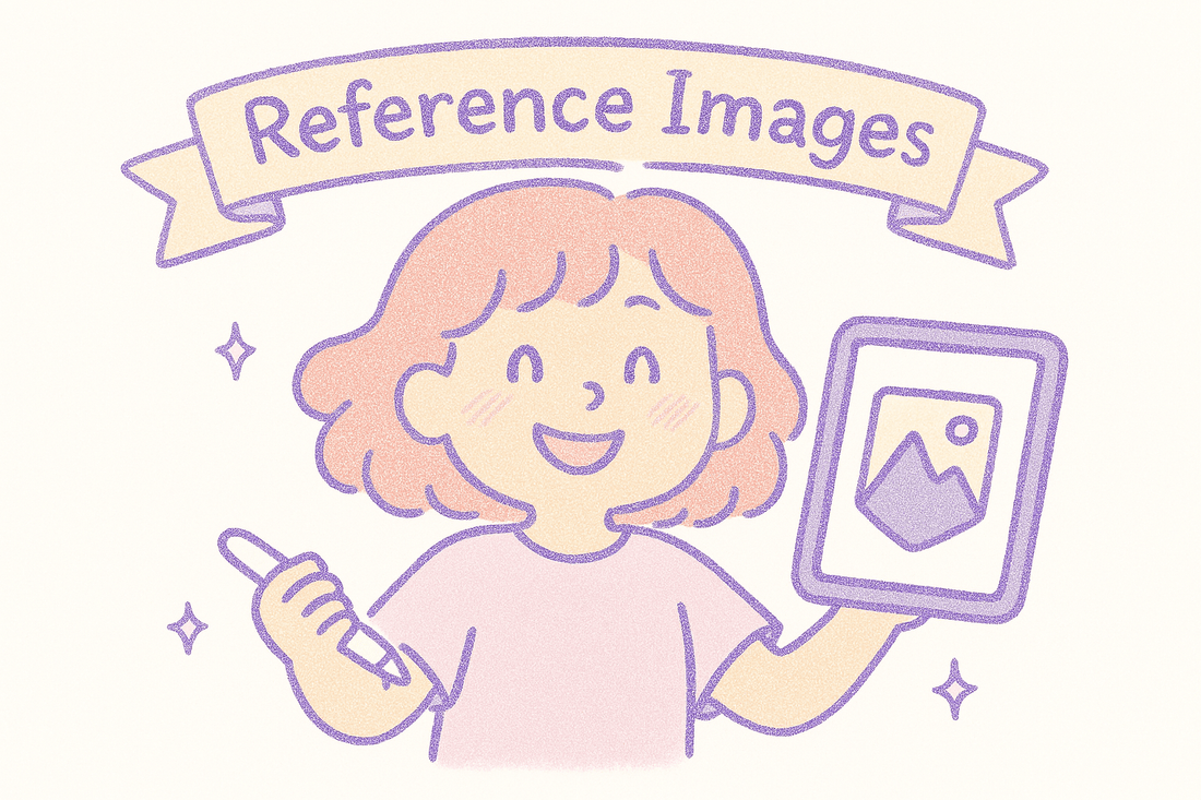 Using Reference Images and Canvas Guides in Procreate - Cozy Brushery