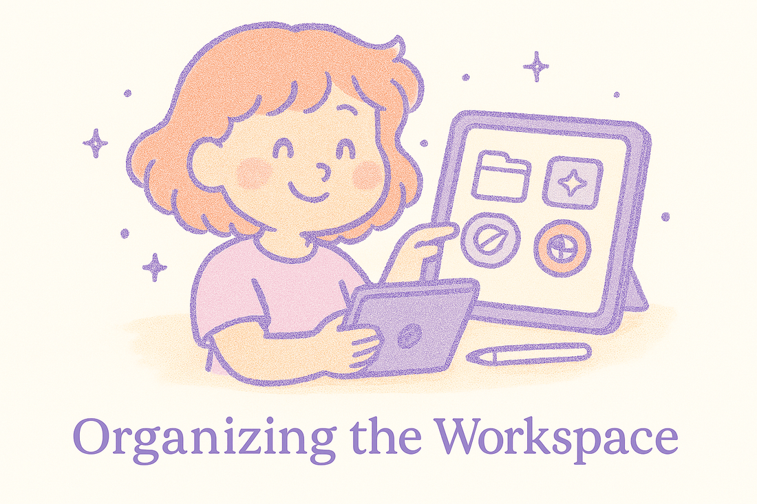 Organizing Your Workspace in Procreate - Cozy Brushery
