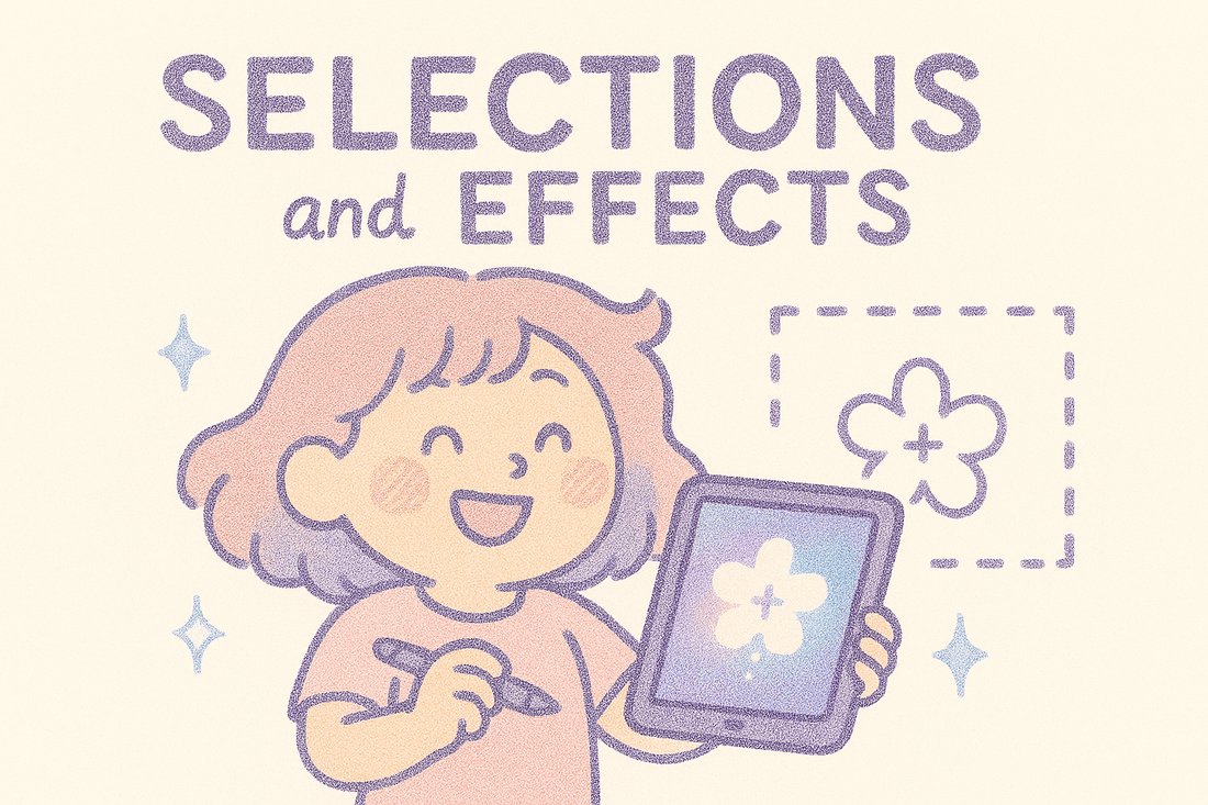 Using Selections and Masks in Procreate - Cozy Brushery