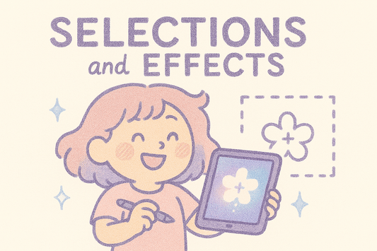 Using Selections and Masks in Procreate - Cozy Brushery