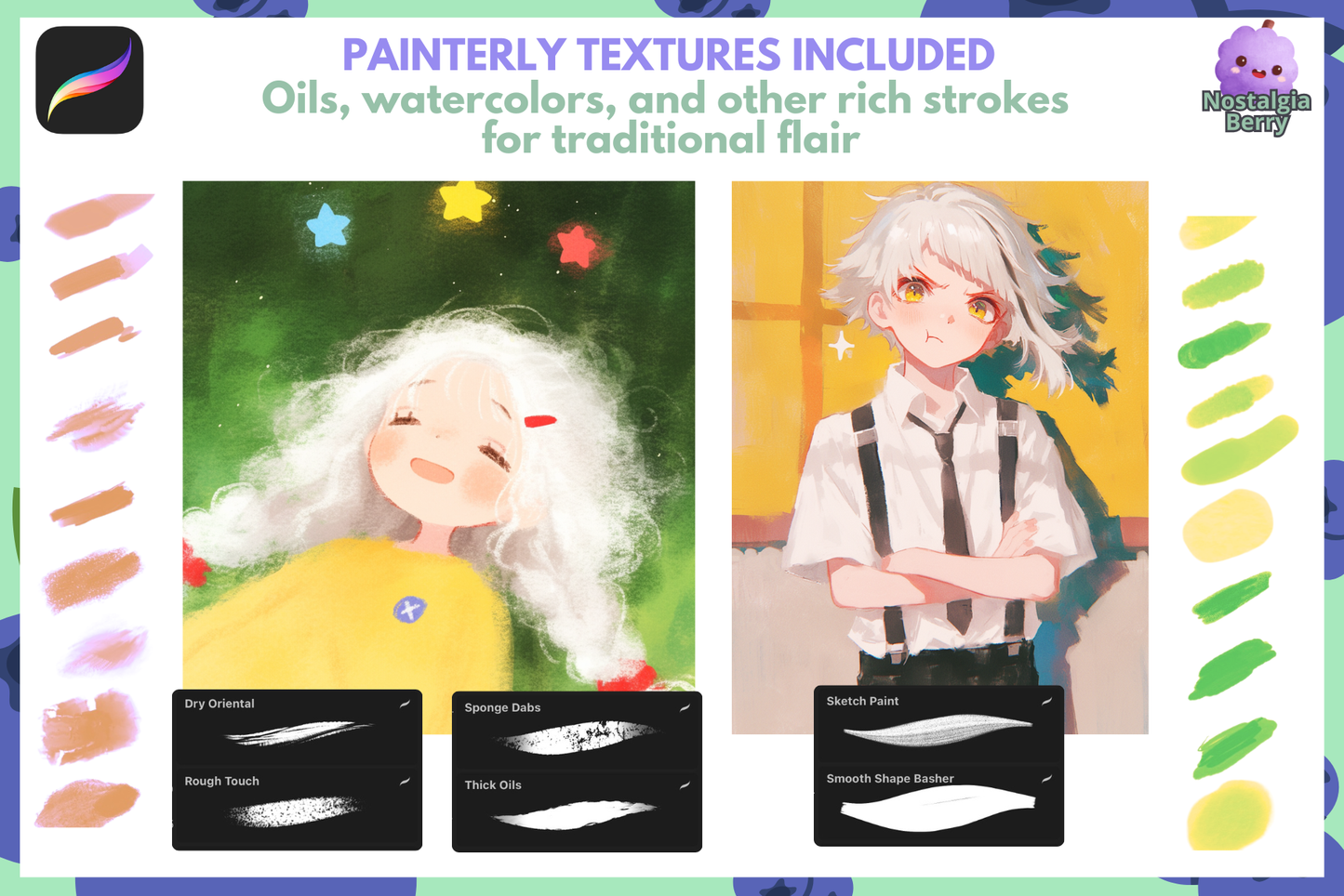 Ultimatives Anime- und Manga-Paket · Über 3500 Procreate-Pinsel