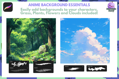 Ultimatives Anime- und Manga-Paket · Über 3500 Procreate-Pinsel