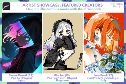 Ultimatives Anime- und Manga-Paket · Über 3500 Procreate-Pinsel