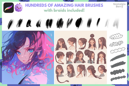 Ultimate Anime and Manga Brush Bundle 3500 Procreate Brushes - Cozy Brushery