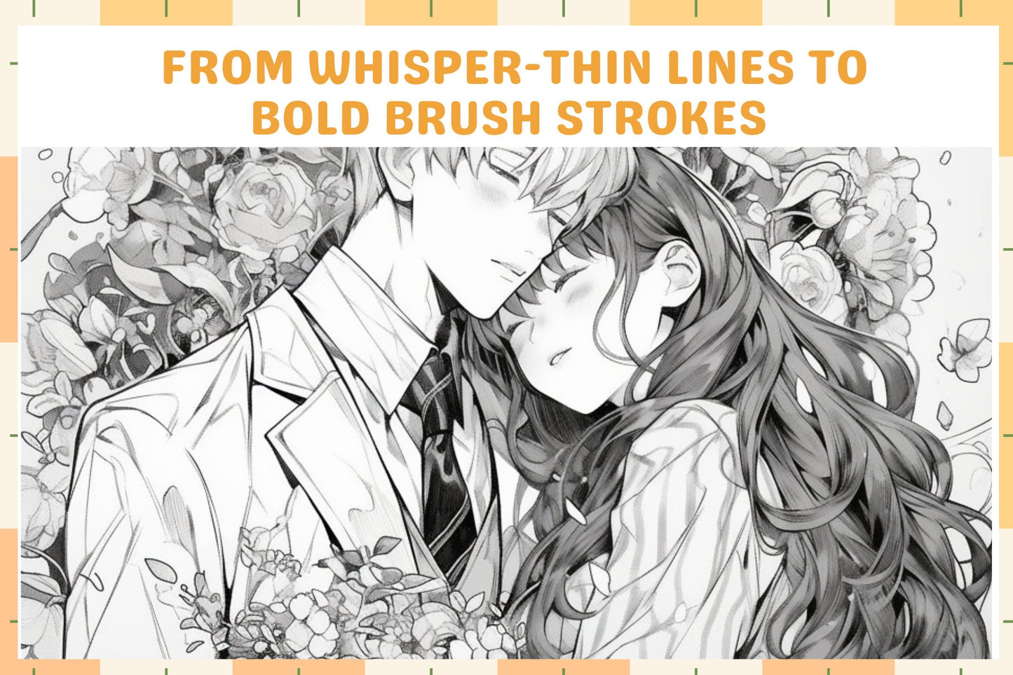 Procreate Brushes: Bold Ink and Lineart Legend, 40 Precision Brushes for Anime, Manga, and Comics