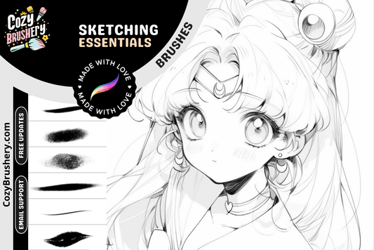 Procreate Sketching Sensations: 8 Free Dynamic Brushes for Artistic Mastery - Cozy Brushery